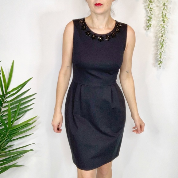 kate spade Dresses & Skirts - KATE SPADE sleeveless black dress gemstone 0859